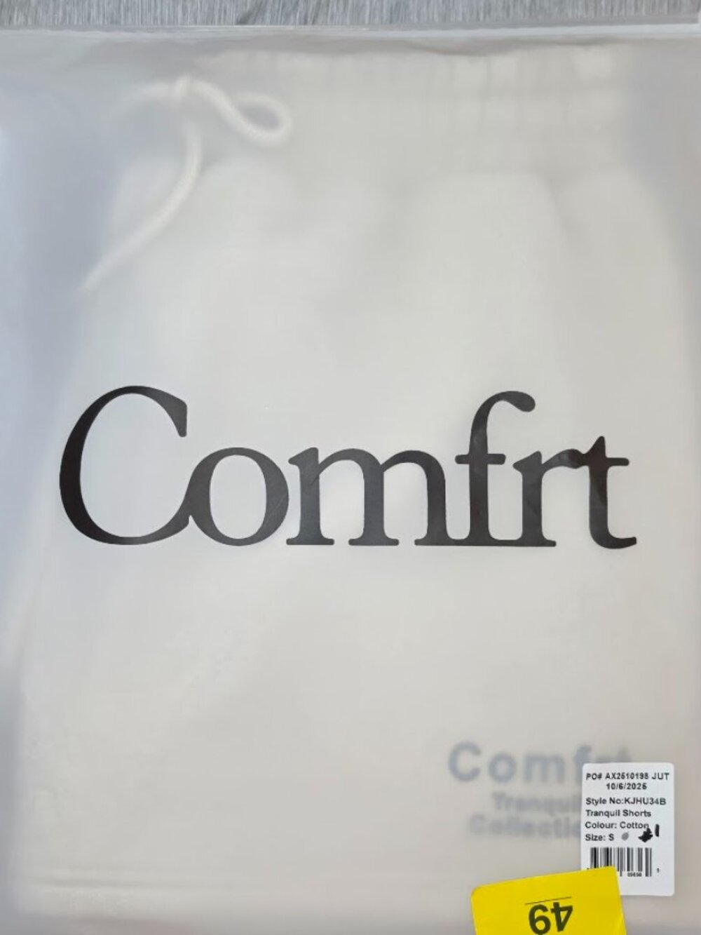 Comfrt Tranquil Shorts in Cotton Oversized Unisex Size Small NWT - Picture 15 of 16